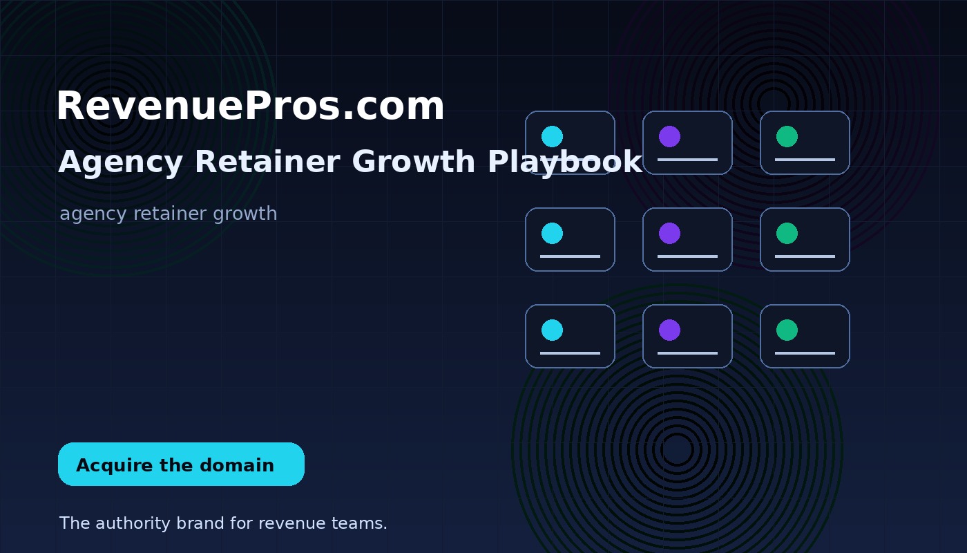 Agency Retainer Growth Playbook