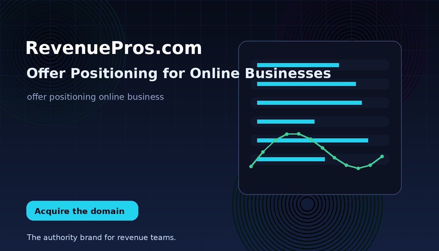 Offer Positioning for Online Businesses