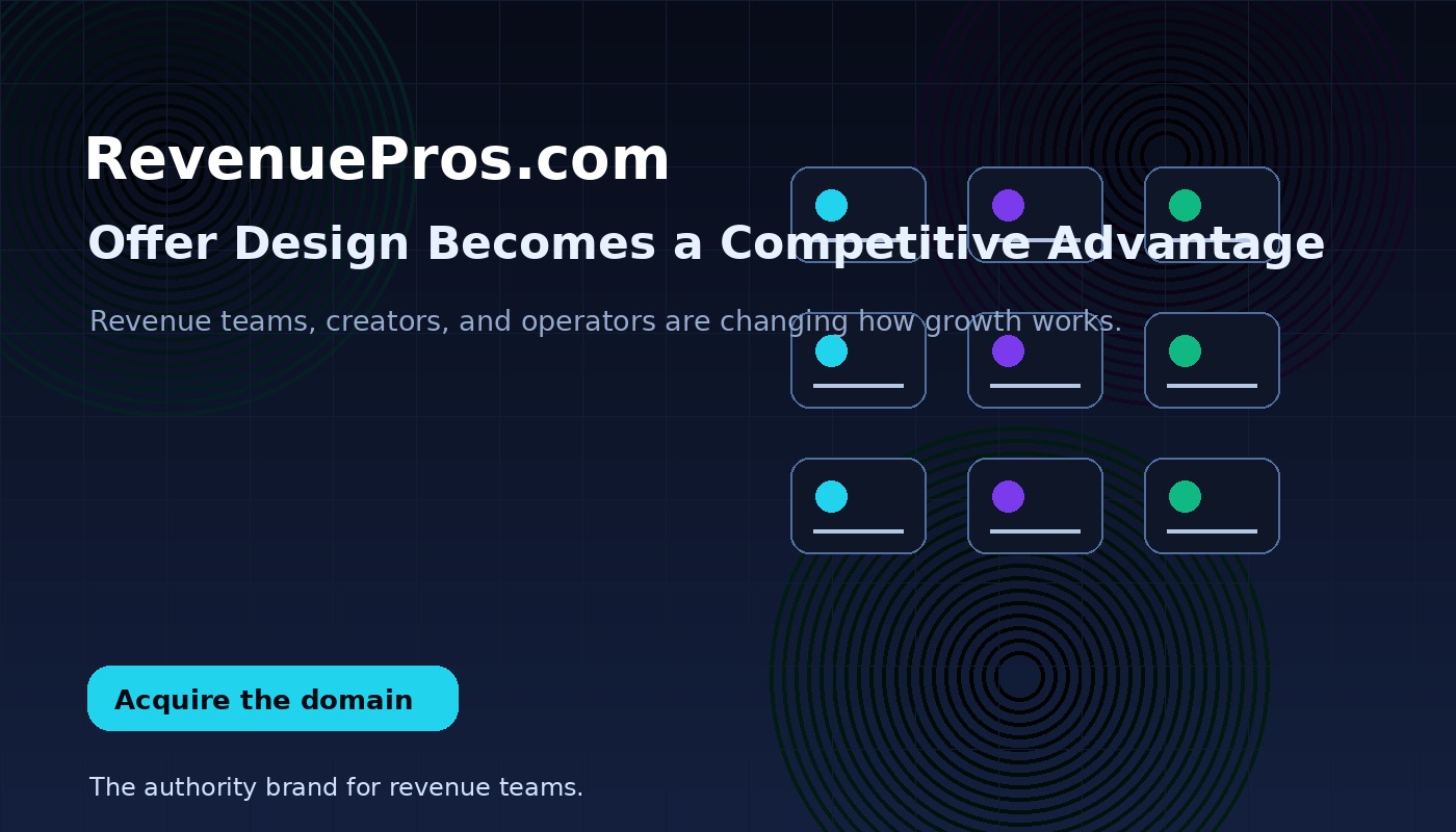 Offer Design Becomes a Competitive Advantage