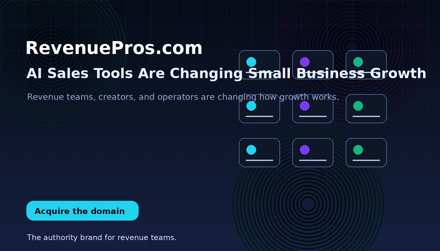 AI Sales Tools Are Changing Small Business Growth