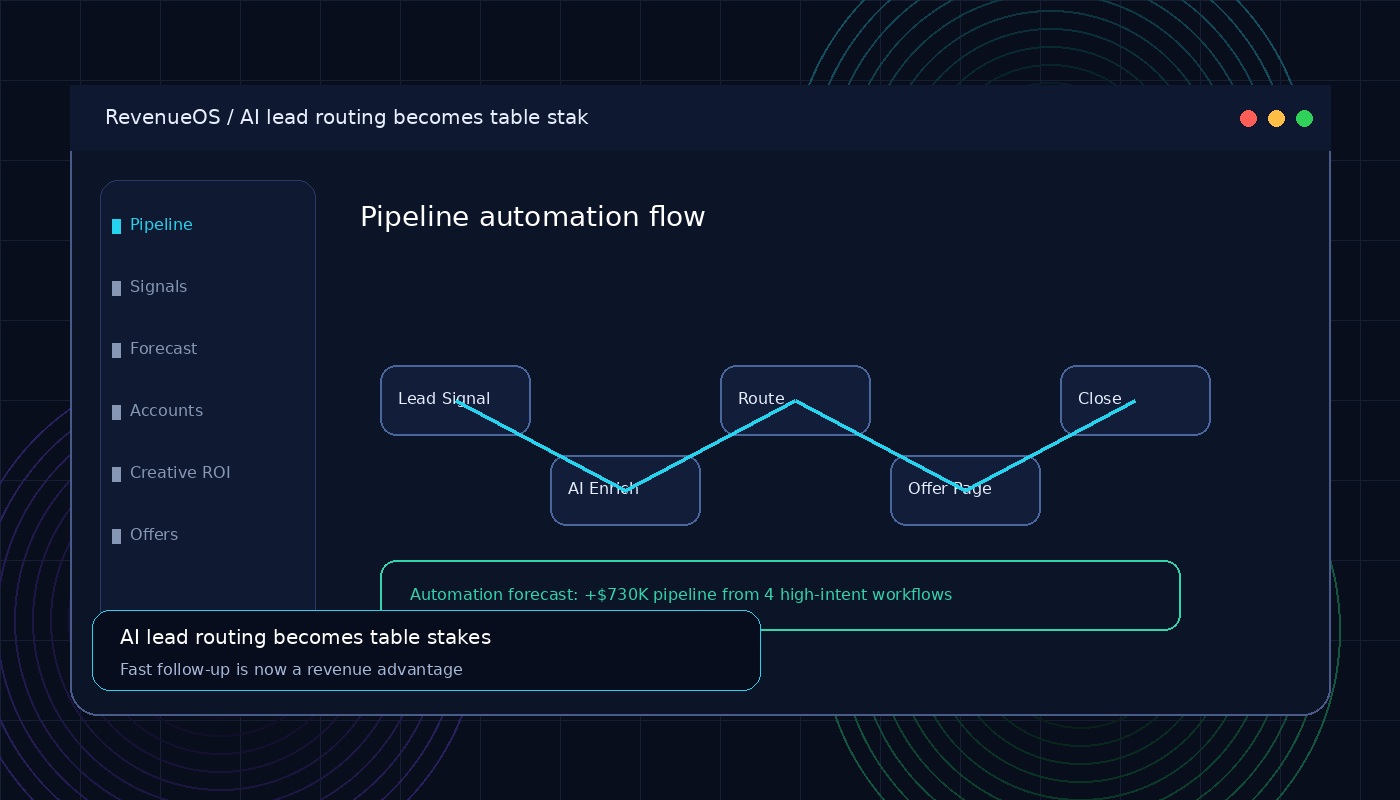 AI lead routing becomes table stakes